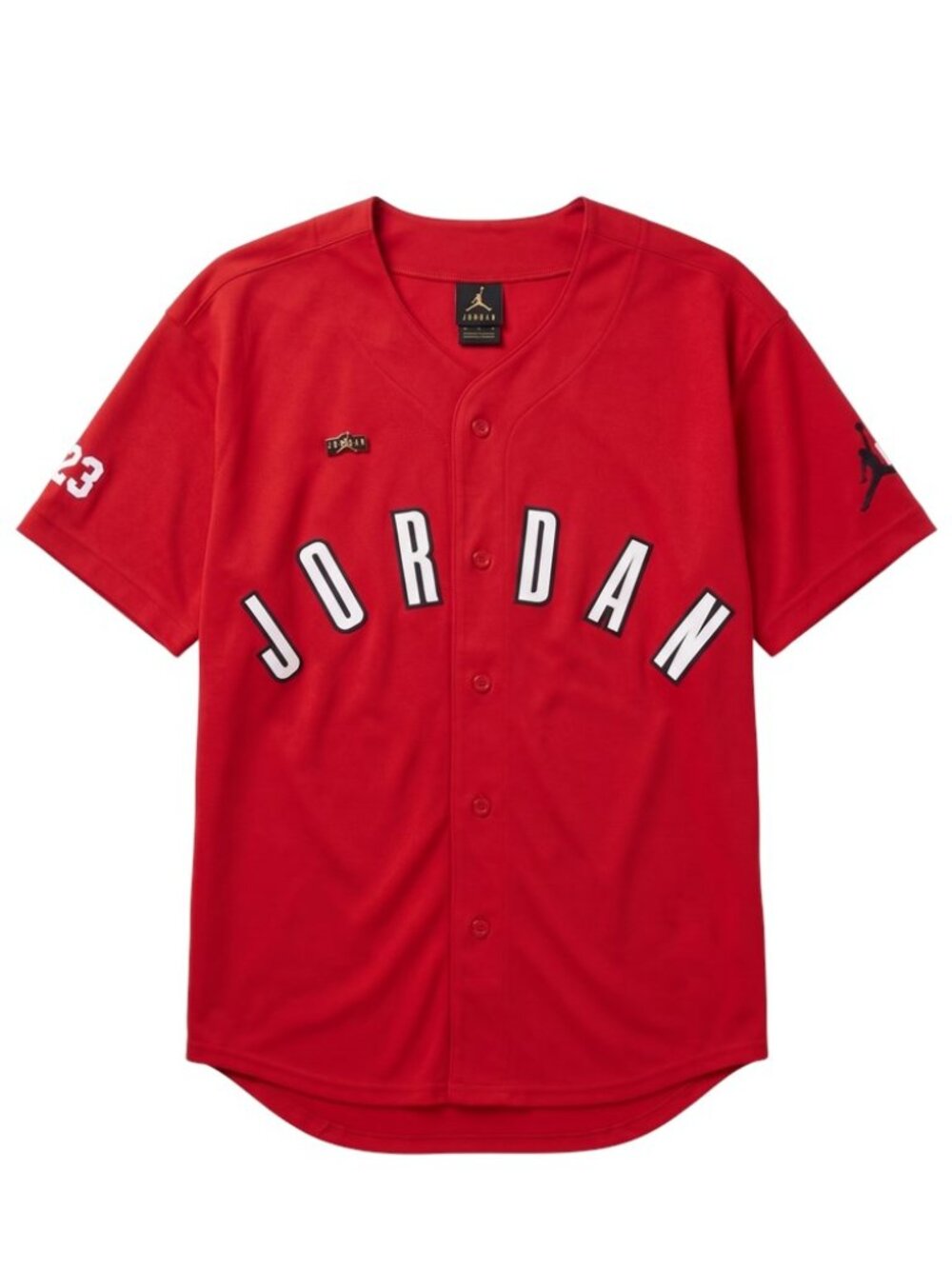 Vintage 1990s Nike Air Jordan Baseball Jersey – Red – Men’s Large – Rare